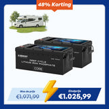 Batterie LiFePO4 12V 300Ah Core Series de Renogy – Auto-chauffante (Nouvelle Version)