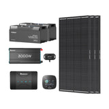 5,12 kWh Caravan Power System | 3000W-omvormer, 50A acculader