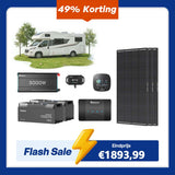5,12 kWh Caravan Power System | 3000W-omvormer, 50A acculader
