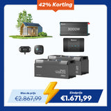 5,12 kWh Caravan Power System | 3000W-omvormer, 50A acculader