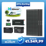 Kit d'alimentation pour caravane de 3,84 kWh | Onduleur 2000 W et chargeur de batterie 50 A