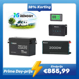Kit d'alimentation pour caravane de 3,84 kWh | Onduleur 2000 W et chargeur de batterie 50 A
