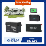3,84 kWh Caravan Power Kit | 2000 W Omvormer en 50 A Acculader