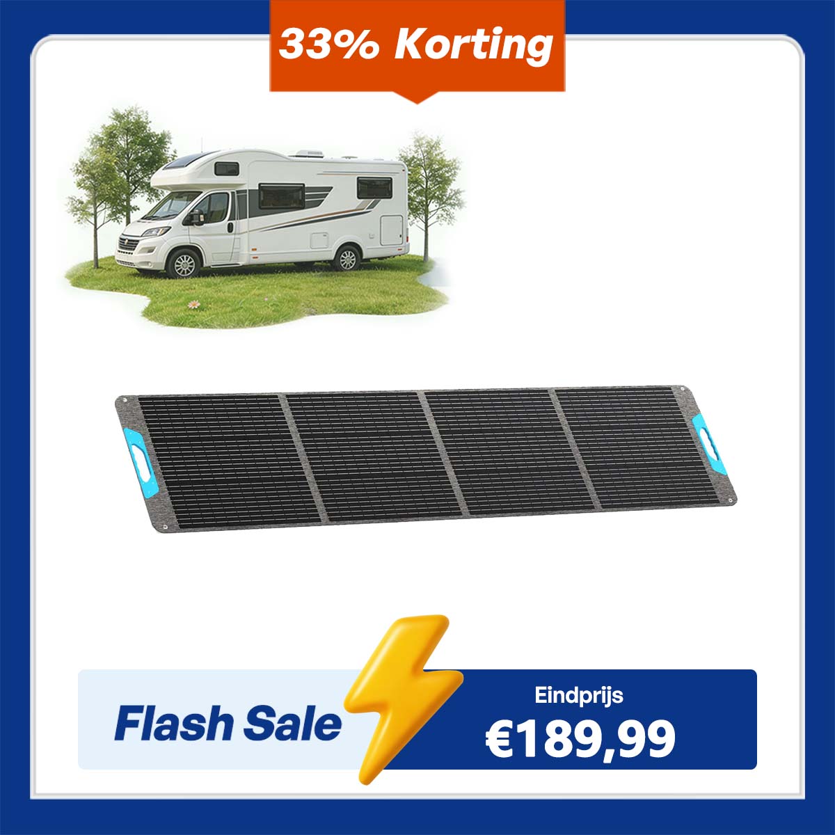 Ledenprijs Renogy 200W Draagbaar Zonnepaneel