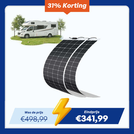 12V 200W Flexibel Monokristallijn Zonnepaneel