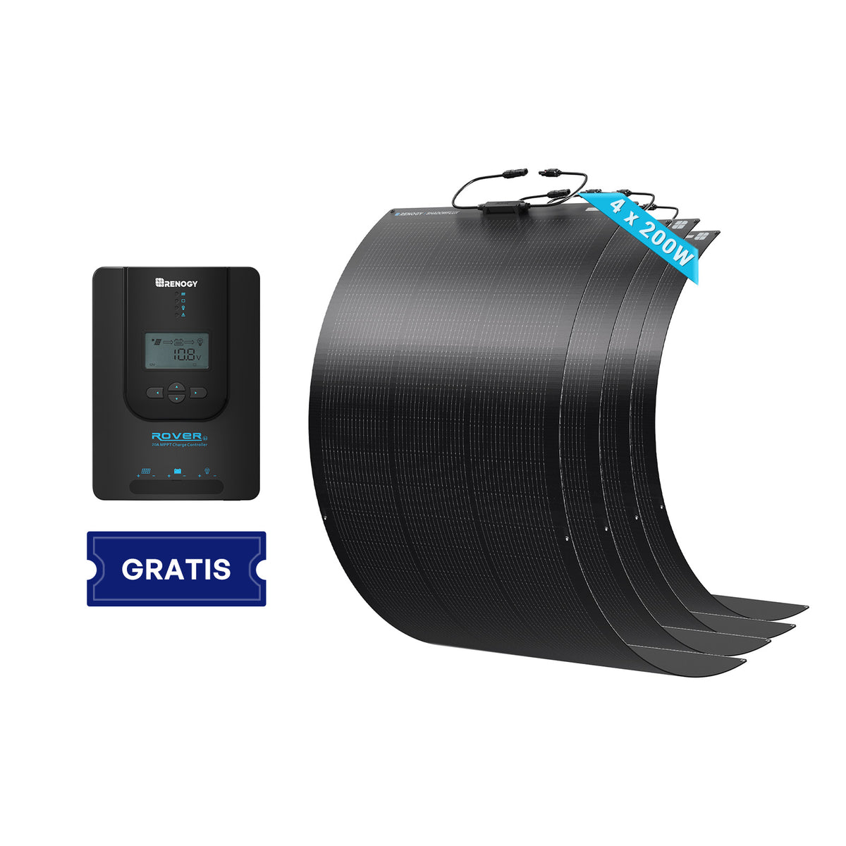 Flex ShadowFlux 200W flexibel zonnepaneel Anti-Shading N-type