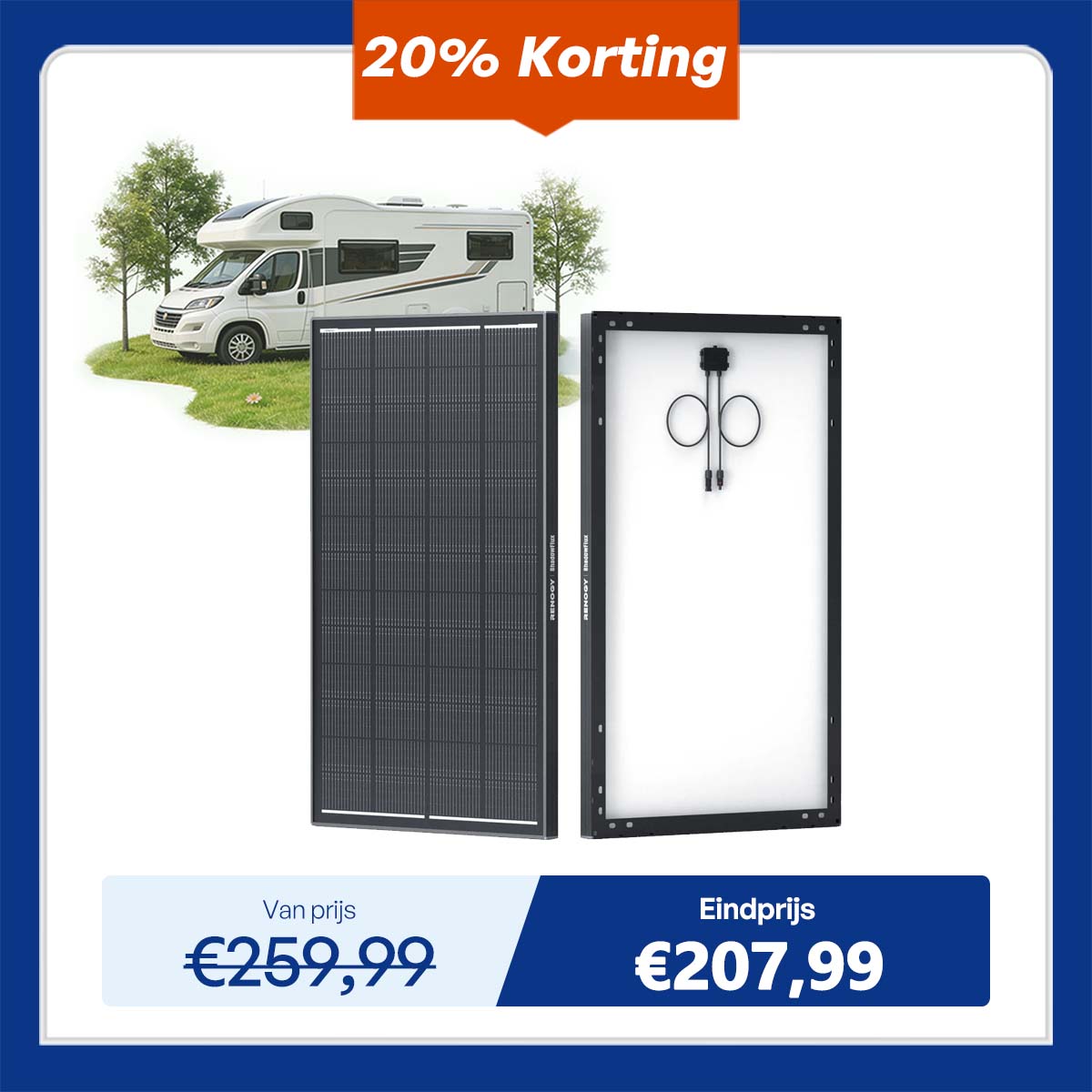ShadowFlux 200W N-type Hoogefficiënt Anti-Shading Zonnepaneel