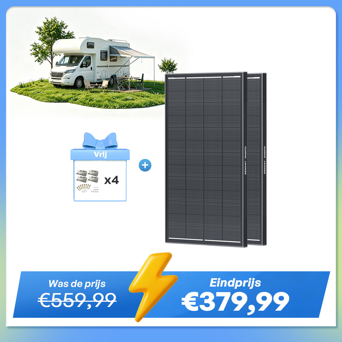 ShadowFlux 200W N-type Hoogefficiënt Anti-Shading Zonnepaneel