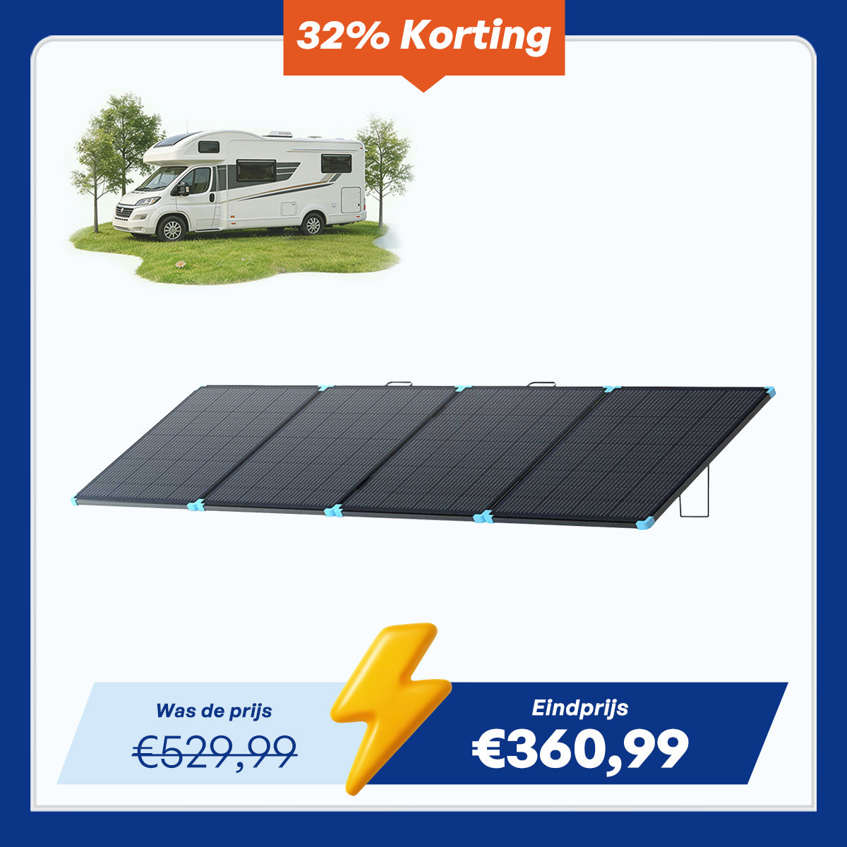 Valise solaire portable Renogy 400W/300W/100W – Légère et puissante