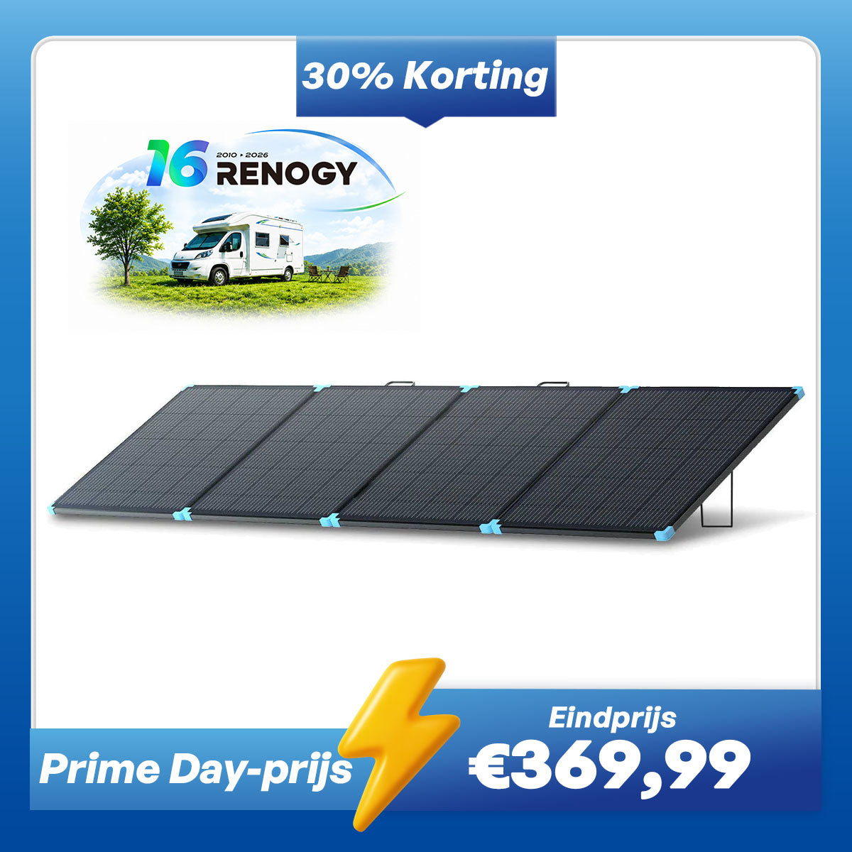 Renogy 400W/300W/100W Draagbare Zonnekoffer – Lichtgewicht en Krachtig