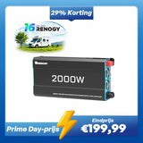 2000W 12V Zuivere Sinus Omvormer – DC naar AC voor Camper, Buscamper & Off-Grid