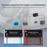 Renogy 12V 40A DC-DC Batterijlader Onmiddellijke aanpassing van de laadmodus bij het opstarten ter bescherming van de startaccu.
